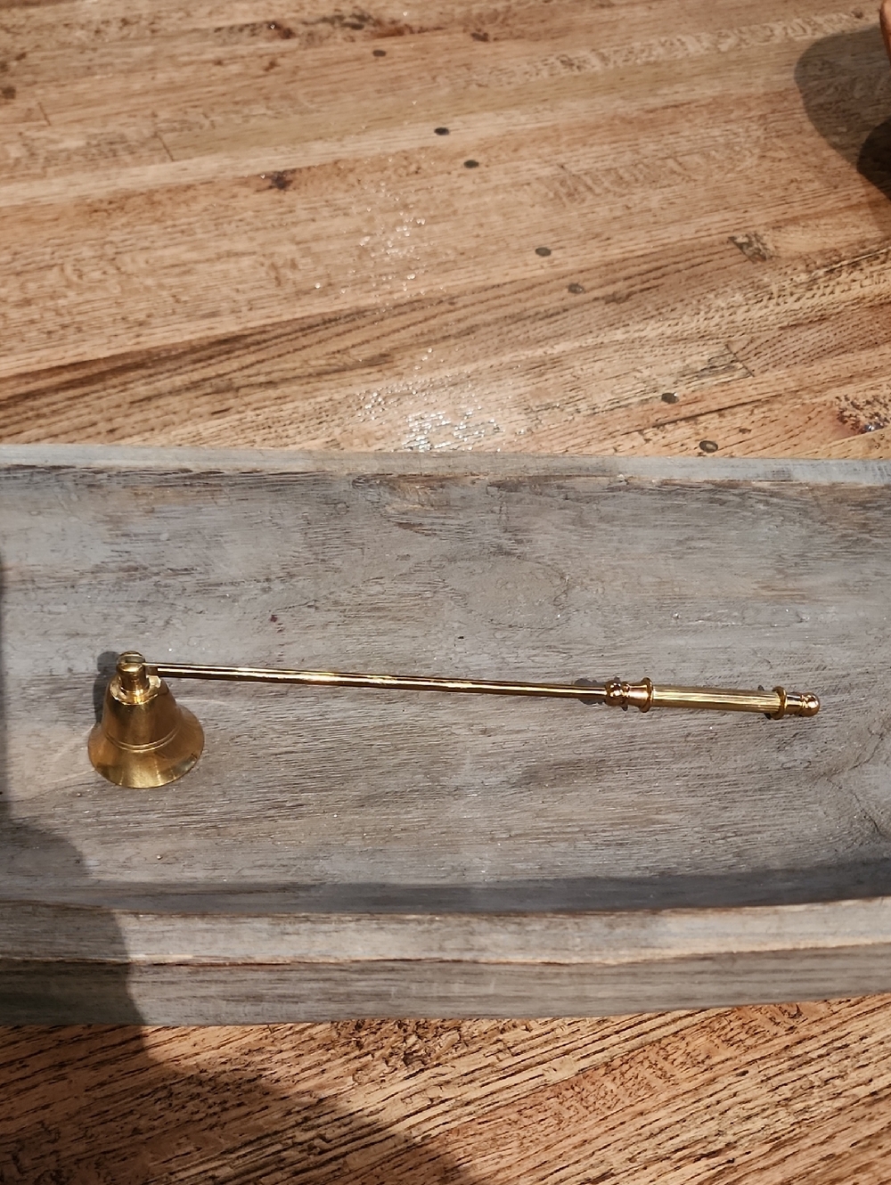 Brass Candle Snuffer - Long Handle